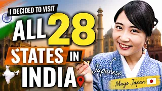 Can a Japanese visit ALL 28 States?🇮🇳  Abhi Tak Kitne States Complete Hue? | Mayo Japan