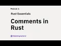 10 Comments in Rust