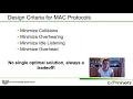 WSN MAC Protocols