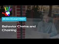 Chaining and behavior chains BCBA Exam Prep ABA Terms Explained