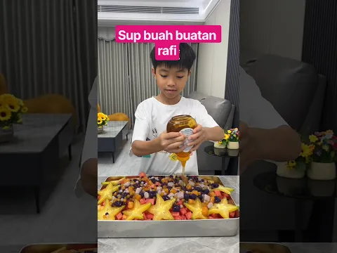 Rafi menggantikan sup buah yang telah dijatuhkan Selline #shorts #videolucu #dubbing #videokocak