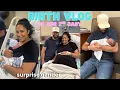 Download Lagu Surprise Gender Birth vlog 👶🏼💛 real + raw induced labor and delivery of our 2nd baby | 2 under 2