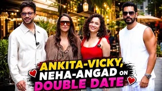 Ankita Lokhande & Vicky Jain JOIN Neha-Angad on Double Date! 😍❤️ | Candid Celebrity Moments