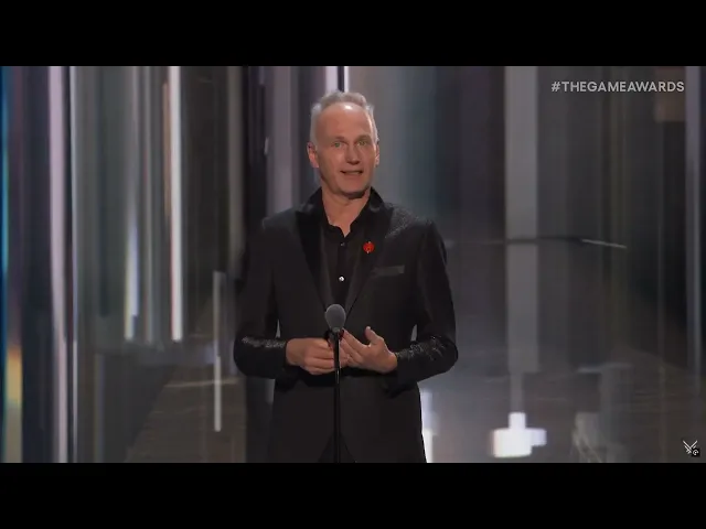 Swen Vincke being MVP of gamedev during TGA2024