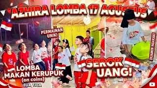 VIRAL⁉️😱 Azhira Ikut Lomba Serok Uang HUT RI KE 81💰🇮🇩 #azhirasyafia #lombaagustusan 