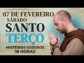 Lagu TERÇO DE HOJE - 07/02/2026: SÁBADO - MISTÉRIOS GOZOSOS - 18 HORAS