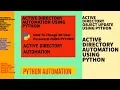 Automate Active Directory Using Python Active Directory Automation Change AD User Password Part 10