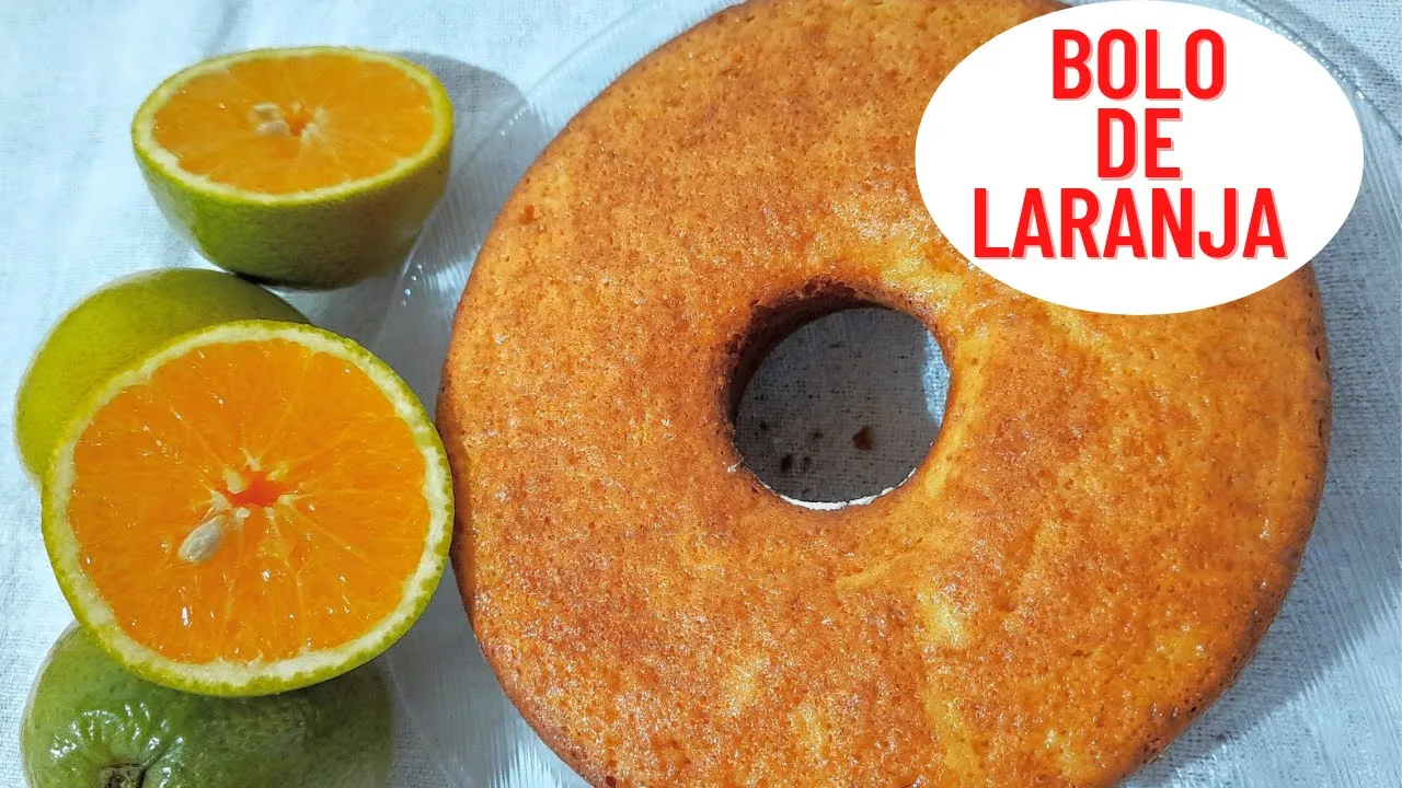 BOLO DE LARANJA NO LIQUIDIFICADOR - Culinária em Casa