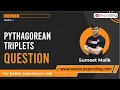 Pythagorean Triplets - Question Java Foundation Course