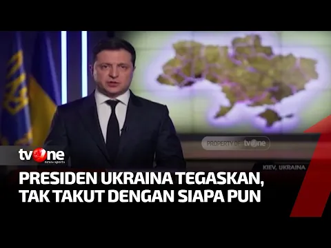 Tantang Rusia, Presiden Ukraina Tidak Takut Hadapi Ancaman Agresi