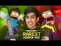 I Found GOOD and DEVIL HEROBRINE in Minecraft ONEBLOCK Rare MOD