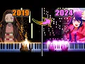 Download Lagu The Most Popular Anime Opening of Each Year on Piano (2019-2024)