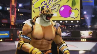 KING ARMOR KING INTRO SPECIAL RAGE ARTS AND WIN POSES 