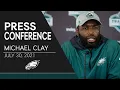 Michael Clay Impressed w Special Teams Units So Far in Camp Eagles Press Conference