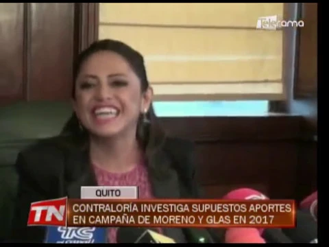 Contraloría investiga supuestos aportes en campaña de Moreno y Glas en 2017