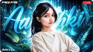 🔴FREE FIRE LIVE WITH AASHKI AND 1 VS 4 GUILD TEST😎 #classyff #fflive #nonstopgaming #girlgamer