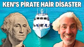 FROM NAVY BUZZ CUT TO PIRATE HAIR…CAPTAIN KEN’S HAIR DILEMMA #trawlerlife #travelvlog