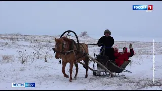 На знаменитое в Омской области озеро Эбейты запущен зимний тур