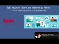 Epic Systems modules EpicCare Inpatient ClinDoc