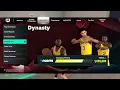 NBA 2K26 PC Lakers My Career 6 8 Gritty Inside-Out Shot Creator Year 4 Live Portrait