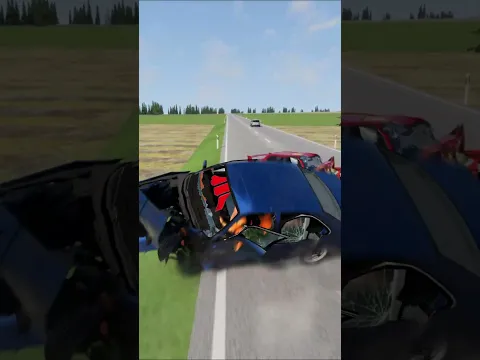 Insane Realistic Crash Physics! #beamngdrive#carcrashes#shorts