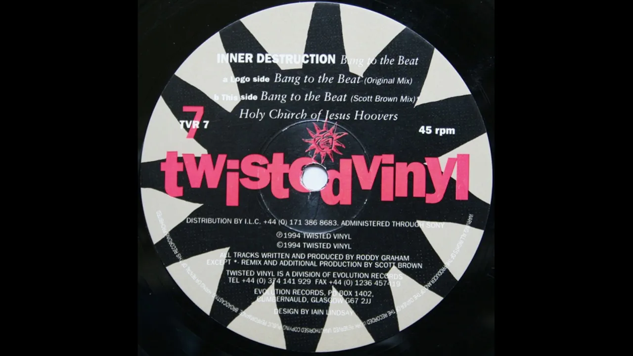 Inner Destruction - Bang To The Beat (Original Mix) - Twisted Vinyl TVR7