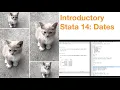 Introductory Stata 14 Dates