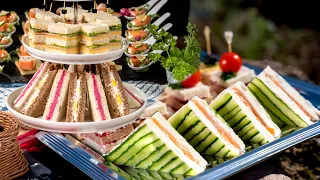 8 sandwich recipes for parties party food ideas with guacamole beetroot hummus and shrimp paste