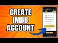 How to Create IMDB Account imdb com