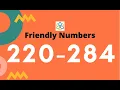 220 284 - Friendly Numbers Smallest Amicable Pair Math1089