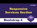 Responsive Services Section Using Bootstrap Bootstrap Tutorial