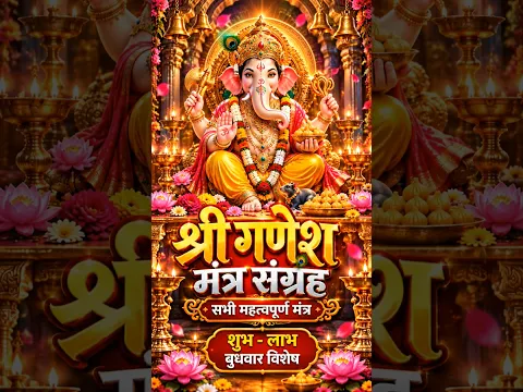 Ganesh Mantra Collection 🔱 Powerful Ganpati Mantras | शुभ लाभ बुधवार विशेष | गणेश मंत्र