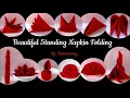 Beautiful Standing Napkin Folding