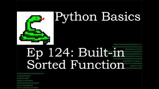 Python Basics Built-in Sorted Function