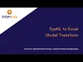 2 1 SysML to Excel Model Transform