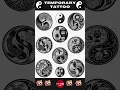 Download Lagu Ten Unique Black and Gray Yin Yang Designs Temporary Tattoos