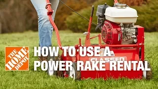 How to Use a Classen Power Rake Rental