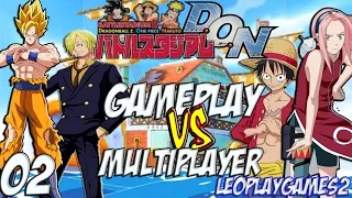 Battle Stadium D O N Multiplayer PT BR 2 Leo Vs Felipe PS2 NCUBE Full HD 60 FPS 