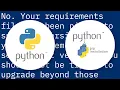 Upgrade python packages from requirements txt using pip command