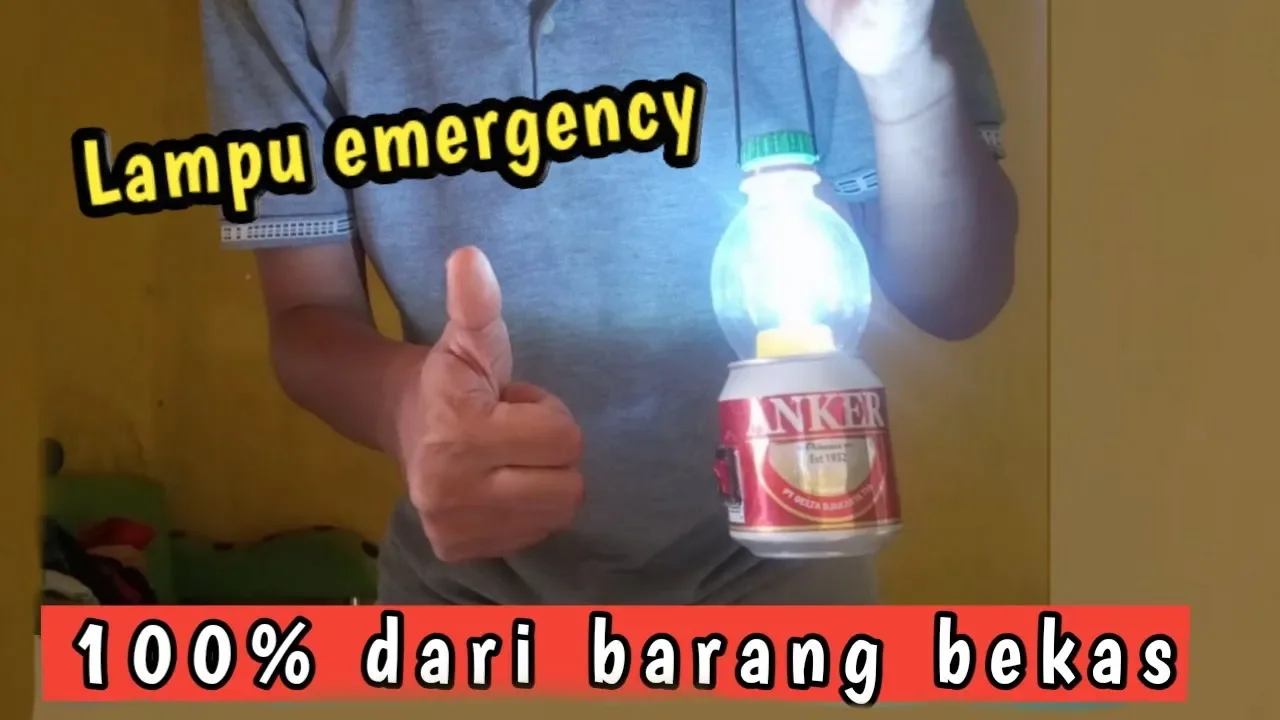 IDE KREATIF!!! CARA MEMBUAT LAMPU EMERGENCY