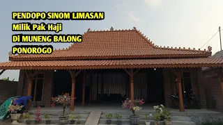 PENDOPO SINOM LIMASAN Milik Pak Haji di Muneng Balong Ponorogo