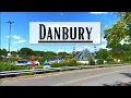 Danbury CT Drive Tour Real City Views and Downtown Streets