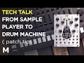How to turn a modular sample player into a drum machine with the 4MS sampler and Korg SQ-1