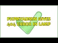 Ubuntu PHPMyAdmin gives 404 error in LAMP
