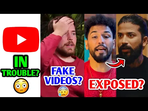 Download MP3 MrBeast makes FAKE Videos...EXPOSED? 😱| Neeraj Goyat on Uk07 Rider, YouTube, Thugesh, Bhuvan Bam |