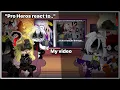Pro Heros react to My AU My