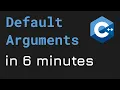 Default Arguments of a Function in C Programming