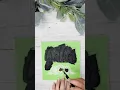 diy gather sign using silk-screen stencils and chalk paste