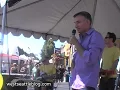 West Seattle Summer Fest, Caspar Babypants intro'd by Dow Constantine