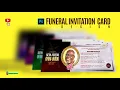 MASTER FUNERAL INVITATION DESIGN IN PHOTOSHOP Easy Tutorial